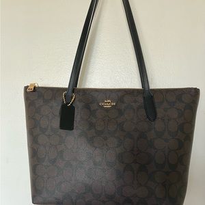 Coach Tote Bag Signature Canvas
